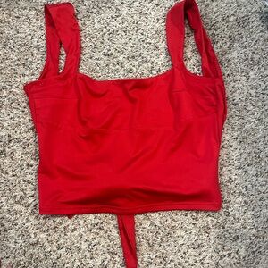 Princess Polly Red Crop Top